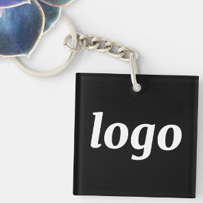 Simple Logo Branding Promotional Business Keychain