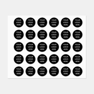 Simple Logo Business Branding Black White Labels