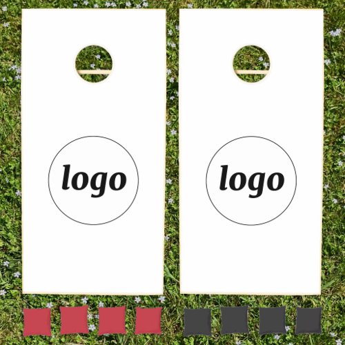 Simple Logo Business Branding Cornhole Set