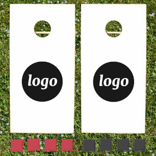 Simple Logo Business Branding Cornhole Set