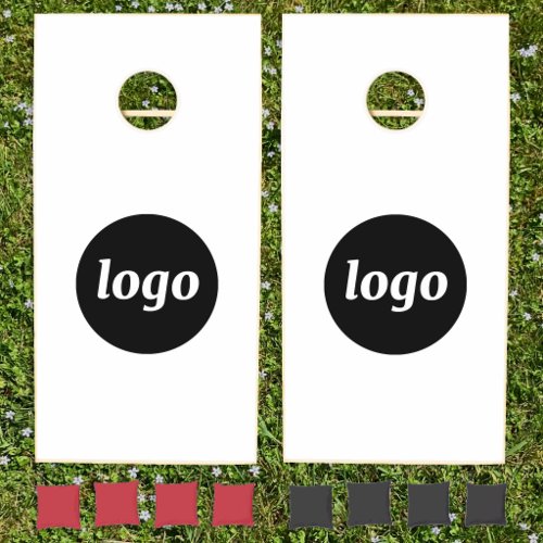 Simple Logo Business Branding Cornhole Set