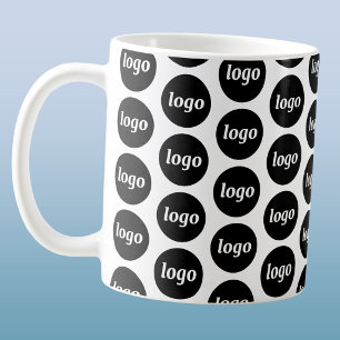 Simple Logo Business Branding Pattern Coffee Mug