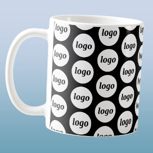 Simple Logo Business Branding Pattern Coffee Mug