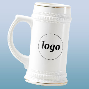 Simple Logo Business Branding Promotional Beer Stein