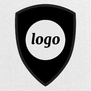 Simple Logo Business Branding Promotional Black Patch