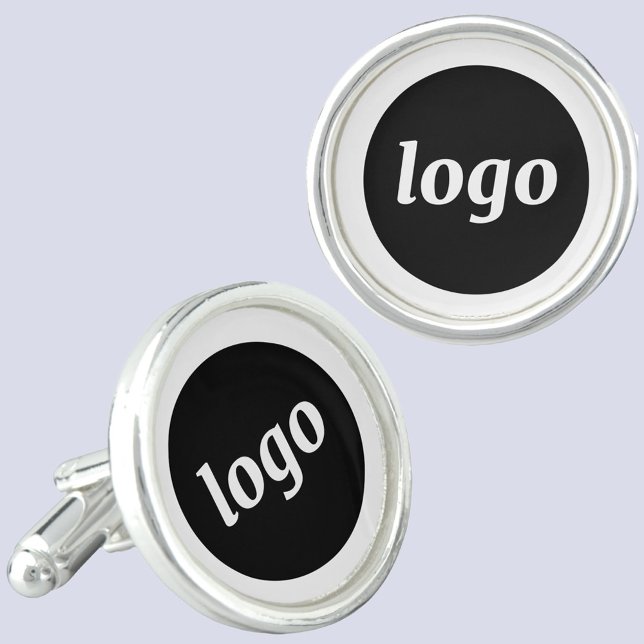 Simple Logo Business Branding Promotional Cufflinks (Simple logo custom business branding promotional cufflinks)