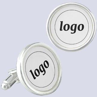 Simple Logo Business Branding Promotional Cufflinks