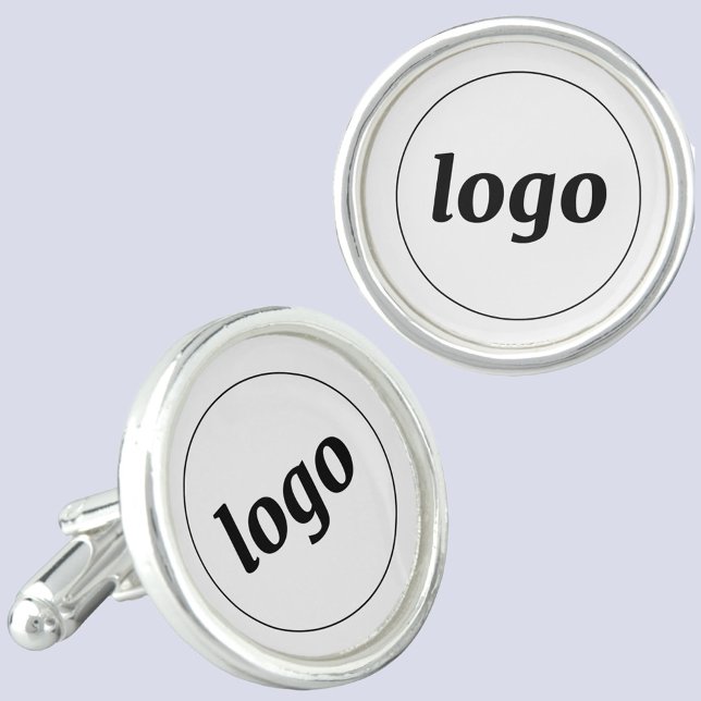 Simple Logo Business Branding Promotional Cufflinks (Simple logo custom business branding promotional cufflinks)