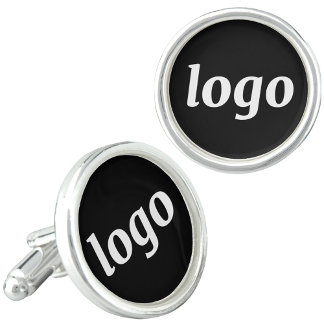 Simple Logo Business Branding Promotional Cufflinks