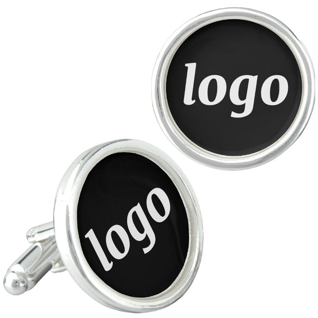 Simple Logo Business Branding Promotional Cufflinks (Simple logo business promotional cufflinks)