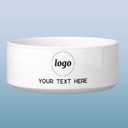 Simple Logo Business Branding Promotional Pet Bowl