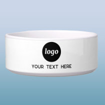 Simple Logo Business Branding Promotional Pet Bowl