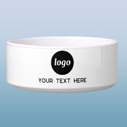 Simple Logo Business Branding Promotional Pet Bowl