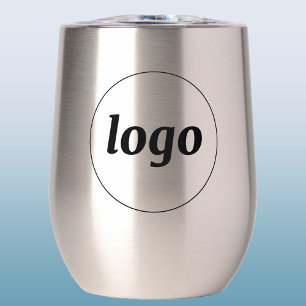 Simple Logo Business Branding Promotional Thermal Wine Tumbler