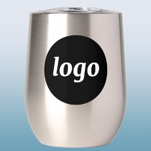 Simple Logo Business Branding Promotional Thermal Wine Tumbler