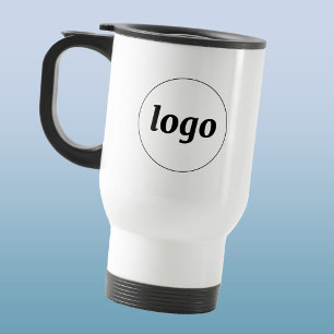 Simple Logo Business Branding Promotional Travel Mug