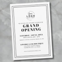 Simple Logo Business Grand Opening