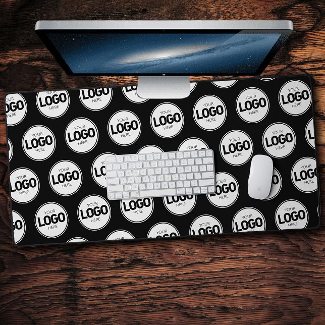 Simple Logo Business Pattern Desk Mat (Creator Uploaded)