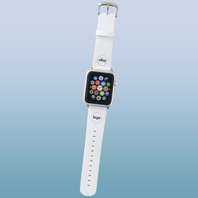 Simple Logo Business Promotional Apple Watch Band (Simple logo business branding promotional Apple watch strap)