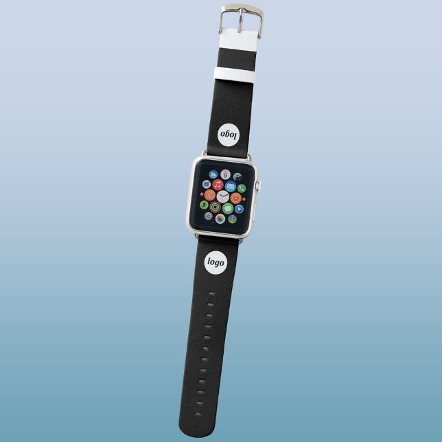 Simple Logo Business Promotional Apple Watch Band (Simple logo business branding promotional Apple watch strap)