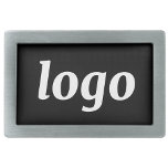 Simple Logo Business Promotional Belt Buckle<br><div class="desc">Simple logo business promotional design.  Replace the logo with your own to customize.  Wear them yourself,  give them to your employees and co-workers as uniform,  sell them to customers and clients or give them away as promotional merchandise to inspire customer loyalty.</div>