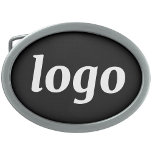 Simple Logo Business Promotional Belt Buckle<br><div class="desc">Simple logo business promotional design.  Replace the logo with your own to customize.  Wear them yourself,  give them to your employees and co-workers as uniform,  sell them to customers and clients or give them away as promotional merchandise to inspire customer loyalty.</div>