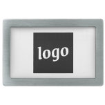 Simple Logo Business Promotional Belt Buckle<br><div class="desc">Simple logo business promotional design.  Replace the logo with your own to customize.  Wear them yourself,  give them to your employees and co-workers as uniform,  sell them to customers and clients or give them away as promotional merchandise to inspire customer loyalty.</div>