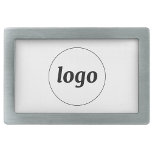 Simple Logo Business Promotional Belt Buckle<br><div class="desc">Simple logo business promotional design.  Replace the logo with your own to customize.  Wear them yourself,  give them to your employees and co-workers as uniform,  sell them to customers and clients or give them away as promotional merchandise to inspire customer loyalty.</div>