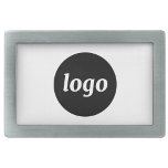 Simple Logo Business Promotional Belt Buckle<br><div class="desc">Simple logo business promotional design.  Replace the logo with your own to customize.  Wear them yourself,  give them to your employees and co-workers as uniform,  sell them to customers and clients or give them away as promotional merchandise to inspire customer loyalty.</div>