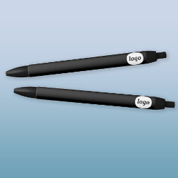 Simple Logo Business Promotional Black Ink Pen