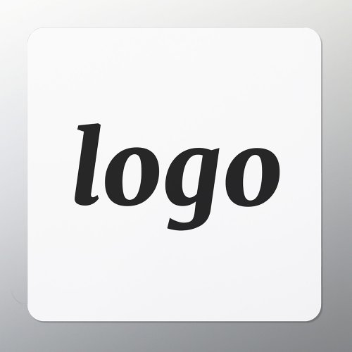 Simple Logo Business Promotional Branding Car Magnet