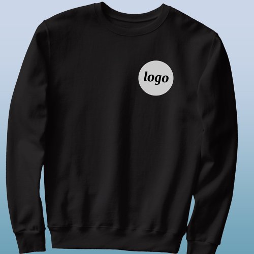 Simple Logo Business Promotional Crest Sweatshirt