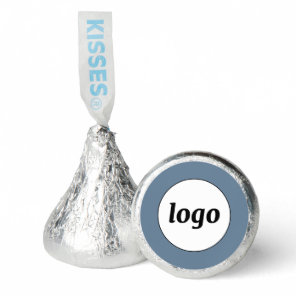 Simple Logo Business Promotional Dusty Blue Hershey®'s Kisses®