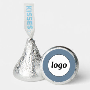 Simple Logo Business Promotional Dusty Blue Hershey®'s Kisses®