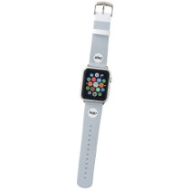 Simple Logo Business Promotional Powder Blue Apple Watch Band