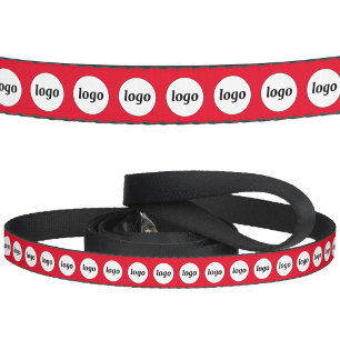Simple Logo Business Promotional Red Pet Leash