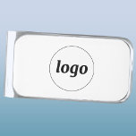 Simple Logo Business Promotional Silver Finish Money Clip<br><div class="desc">Simple logo business branding promotional design to promote your business. Use them yourself, sell them, or give them away to staff, employees, clients and customers at events, meetings, trade shows, retail or any professional setting. With a clean and modern design featuring your company logo, the minimalist style ensures it won't...</div>