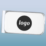 Simple Logo Business Promotional Silver Finish Money Clip<br><div class="desc">Simple logo business branding promotional design to promote your business. Use them yourself, sell them, or give them away to staff, employees, clients and customers at events, meetings, trade shows, retail or any professional setting. With a clean and modern design featuring your company logo, the minimalist style ensures it won't...</div>