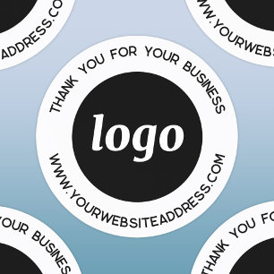 Simple Logo Business Thank You Labels