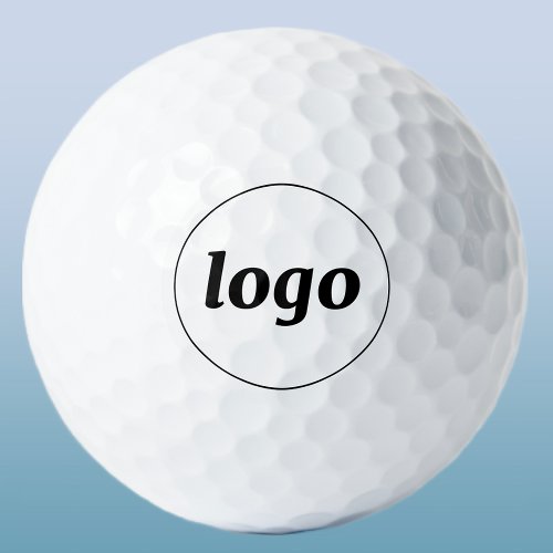 Simple Logo Circle Business Golf Balls