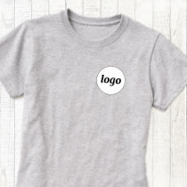 Simple Logo Crest Promotional Business T-Shirt