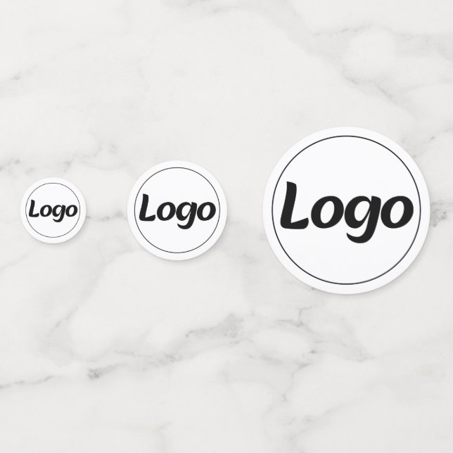 Simple Logo Custom Business Promotional Confetti (Fronts)
