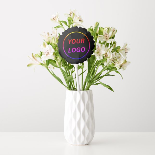 Simple Logo Custom Text Business Balloon (Vase)