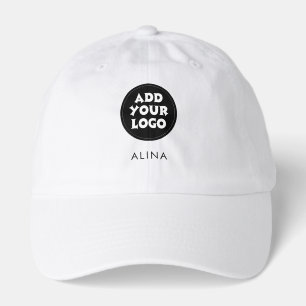 Simple Logo Front and Back Employee Name  Hat