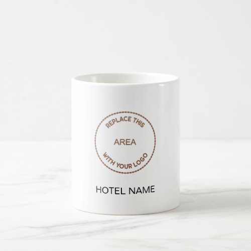 Simple Logo Hotel Name Any Color Coffee Mug