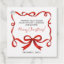 Simple Logo Merry Christmas Red Ribbon Business