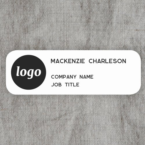 Simple Logo Minimalist Name Tag