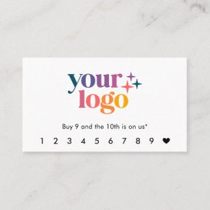 Simple Logo Modern Professional Loyalty Card