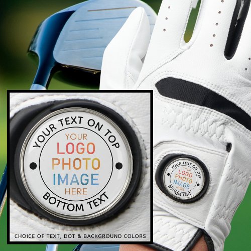 Simple Logo or Photo Personalized Custom Golf Glove