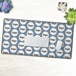 Simple Logo Pattern Business Branding Promotional Desk Mat
